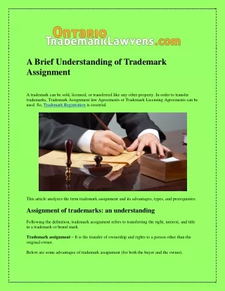 Top Trademark Lawyer Toronto, Trademark Patent Agent Lawyer ontariotrademarklawyers.com
