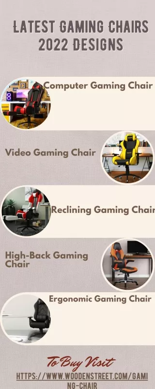 Latest Gaming Chairs 2022 Designs