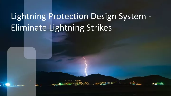 lightning protection design system eliminate