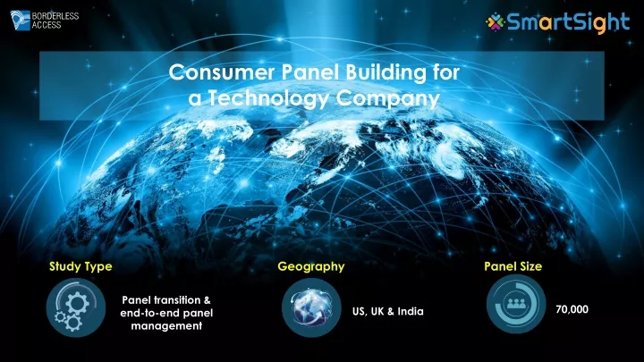 consumer panel building for a technology company