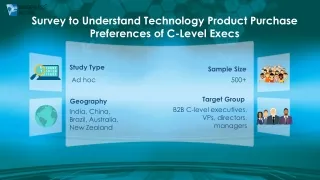 survey to understand technology product purchase