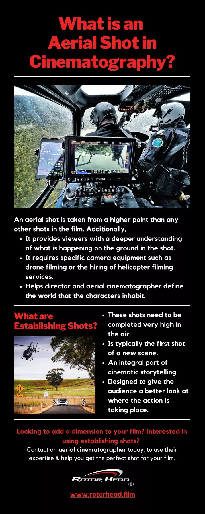 what is an aerial shot in cinematography