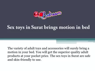 Sex Toys in Surat- Onbedroom