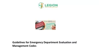 guidelines for emergency department evaluation