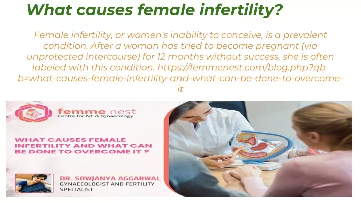 what causes female infertility