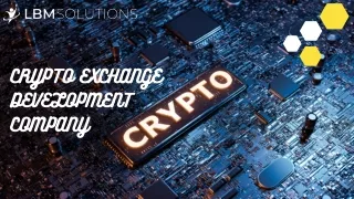 Crypto Exchange Development Company