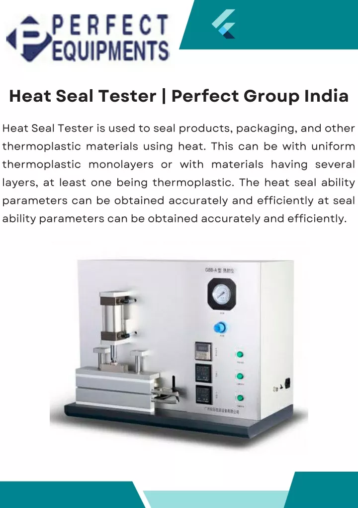 heat seal tester perfect group india