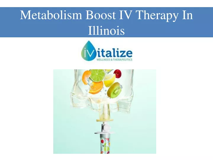 metabolism boost iv therapy in illinois