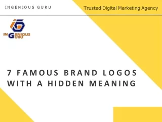Secret Hidden Messages in Famous Brand Logos