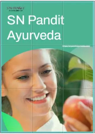 SN Pandit Ayurveda pdf