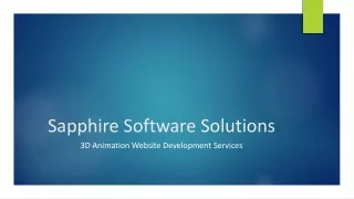 sapphire software solutions