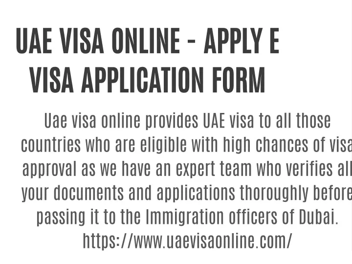 uae visa online apply e visa application form
