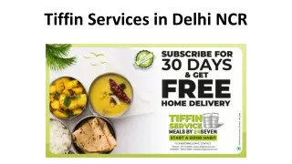 Tiffin Services in Delhi NCR
