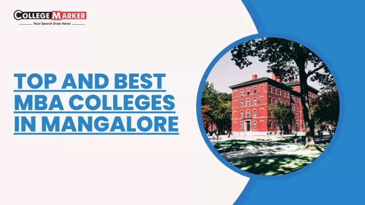 top and best mba colleges in mangalore