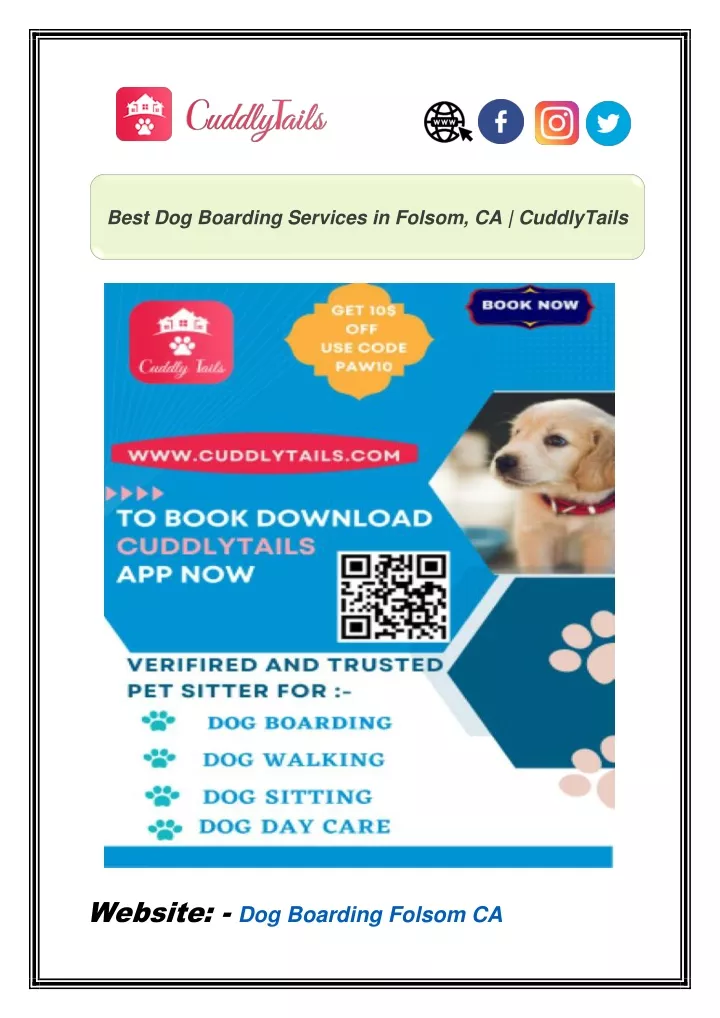 best dog boarding services in folsom