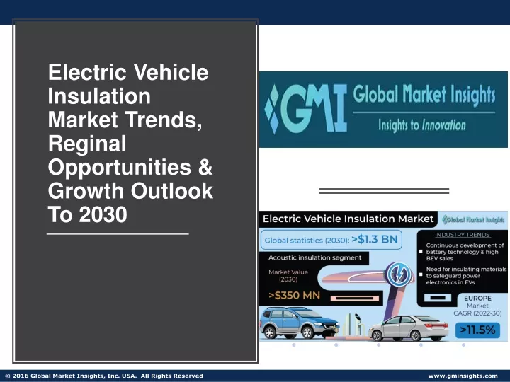 electric vehicle insulation market trends reginal