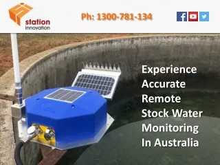 Experience Accurate Remote Stock Water Monitoring In Australia
