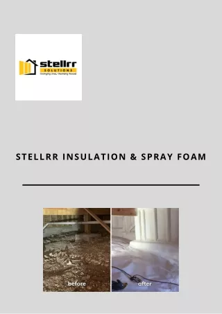 Stellrr Insulation & Spray Foam