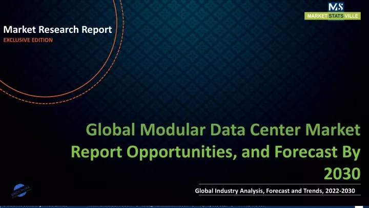 market research report exclusive edition