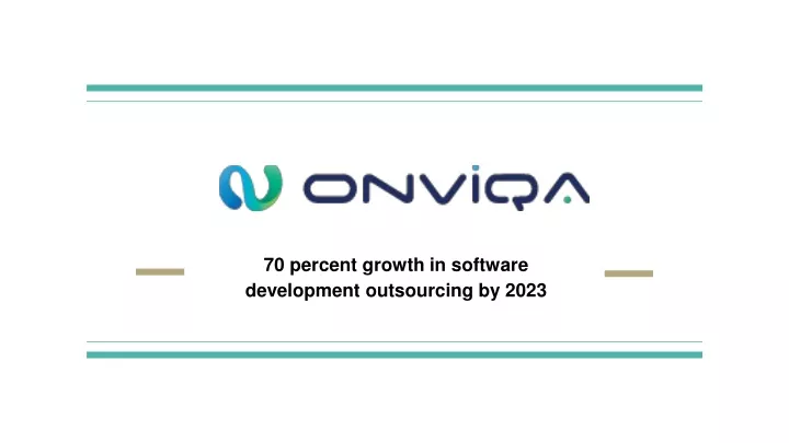 70 percent growth in software development