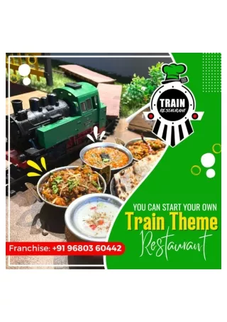 You Can Start Your Own Train Restaurant