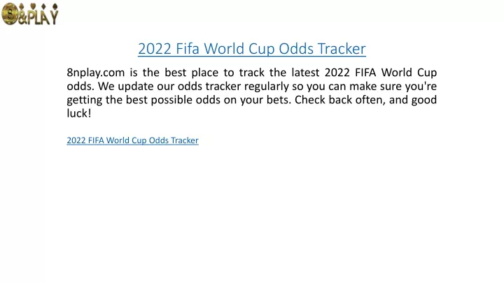 2022 fifa world cup odds tracker