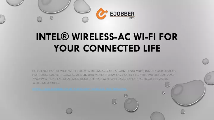 intel wireless ac wi fi for your connected life
