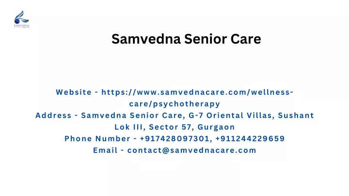 samvedna senior care