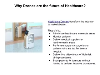 Why Drones are the future of Healthcare_