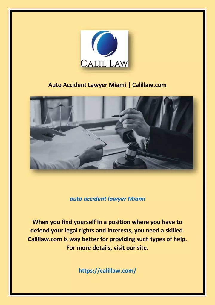 auto accident lawyer miami calillaw com