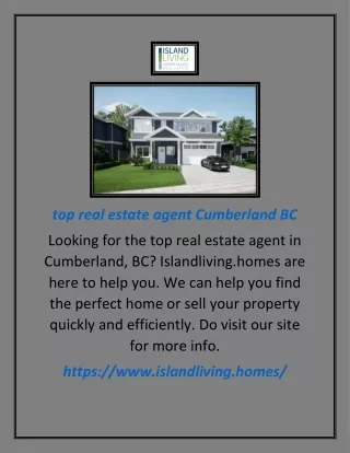 Top Real Estate Agent Cumberland Bc | Islandliving.homes