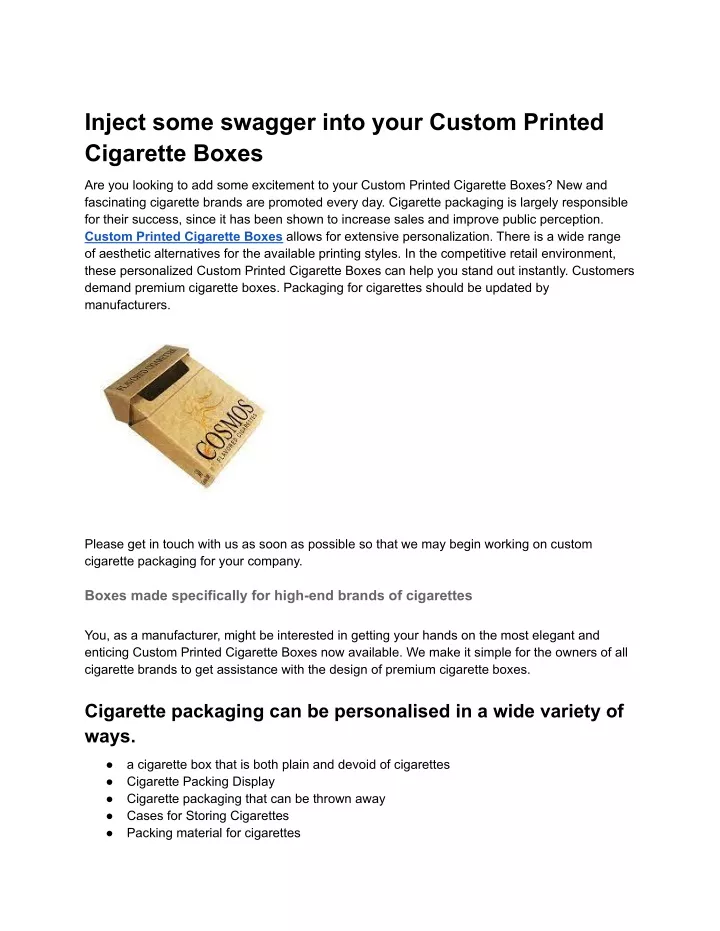 inject some swagger into your custom printed