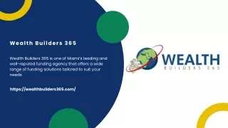 Funding Solutions in USA | Wealth Builders 365