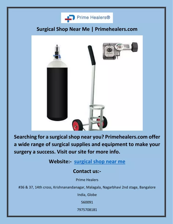 surgical shop near me primehealers com