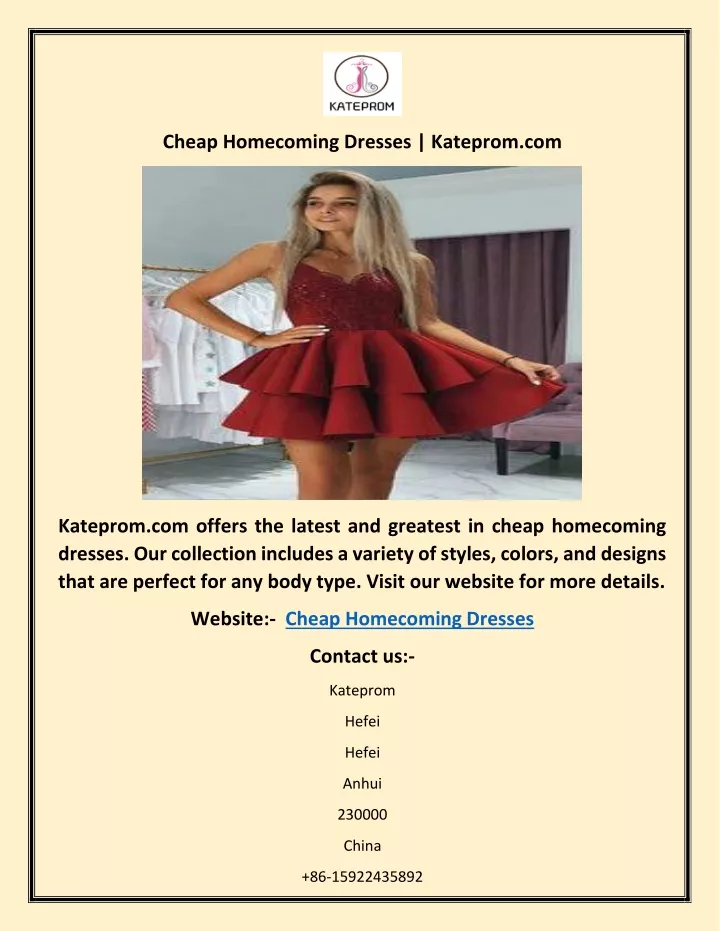 cheap homecoming dresses kateprom com