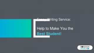 Essay Writing Service