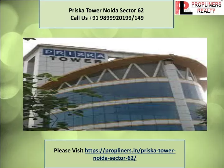 priska tower noida sector 62 call