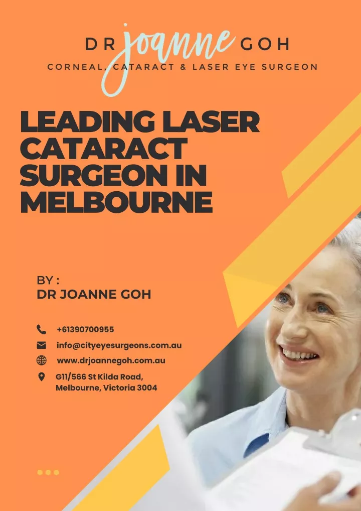 leading laser cataract surgeon in melbourne