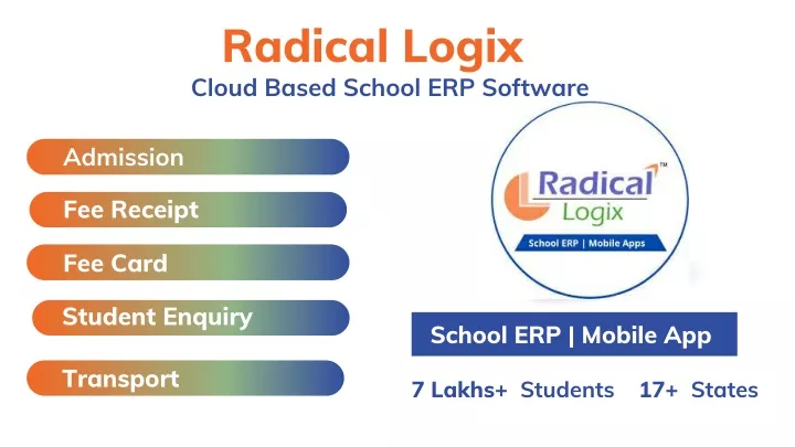 radical logix cloud based school erp software