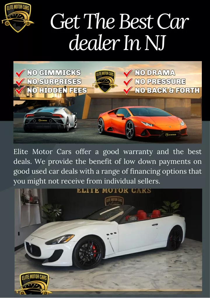 get the best car dealer in nj