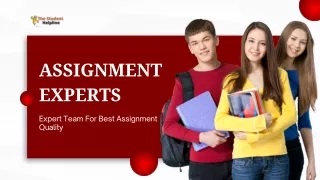 Expert Team For Best Assignment Quality