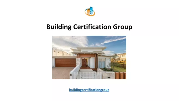 PPT Building Certification Group PowerPoint Presentation free
