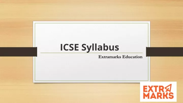 icse syllabus