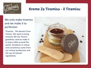 kreme za tiramisu il tiramisu