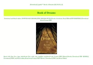 [Download] [epub]^^ Book of Dreams [K.I.N.D.L.E]
