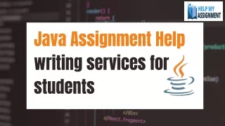 Java Assignment Help writing services for students