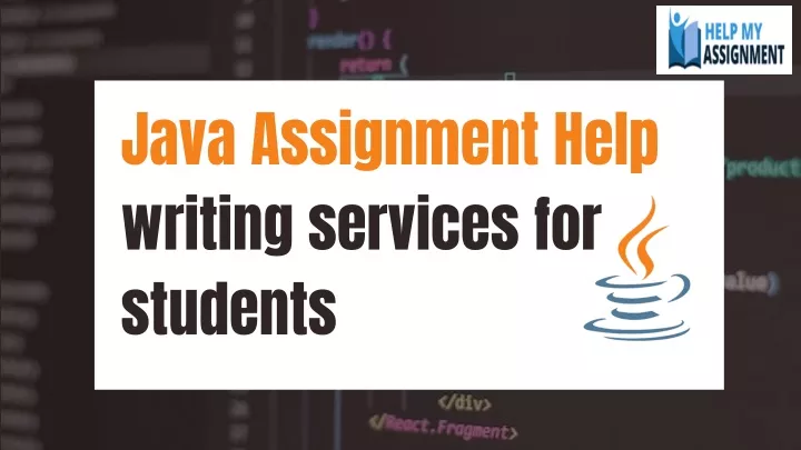 java assignment help writing services for students