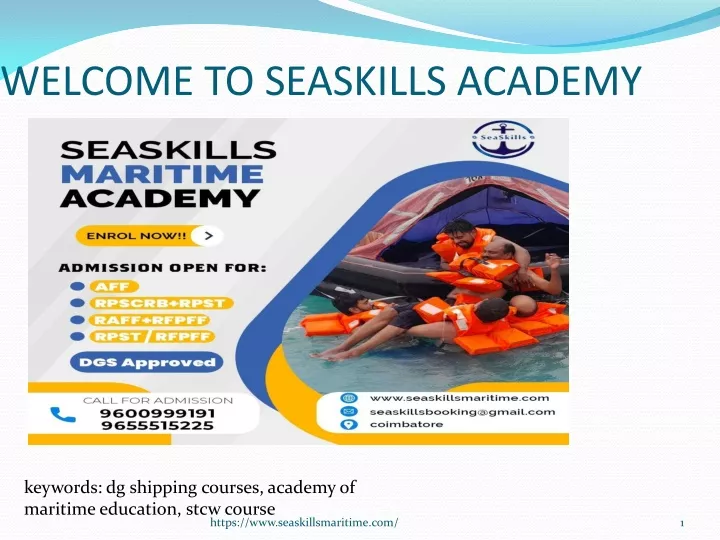 welcome to seaskills academy
