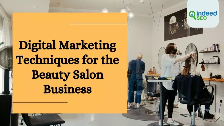 digital marketing techniques for the beauty salon