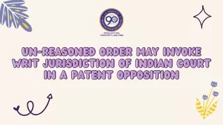 Un-Reasoned Order May Invoke Writ Jurisdiction Of Indian Court